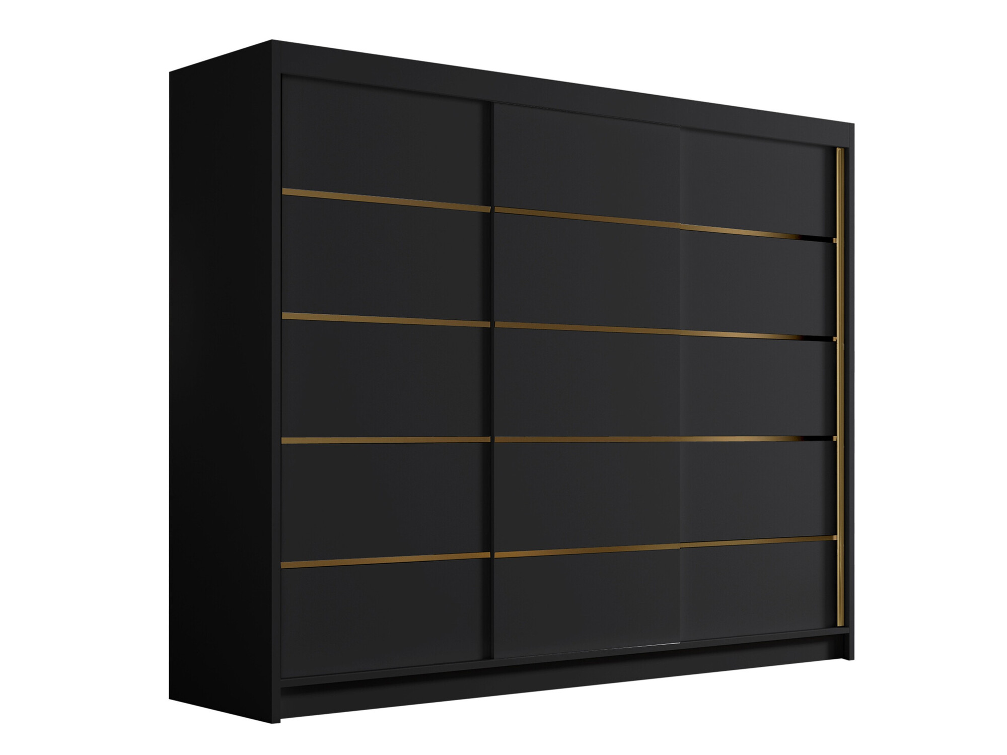 Garderobeskab Closico Veltron II (Sort)