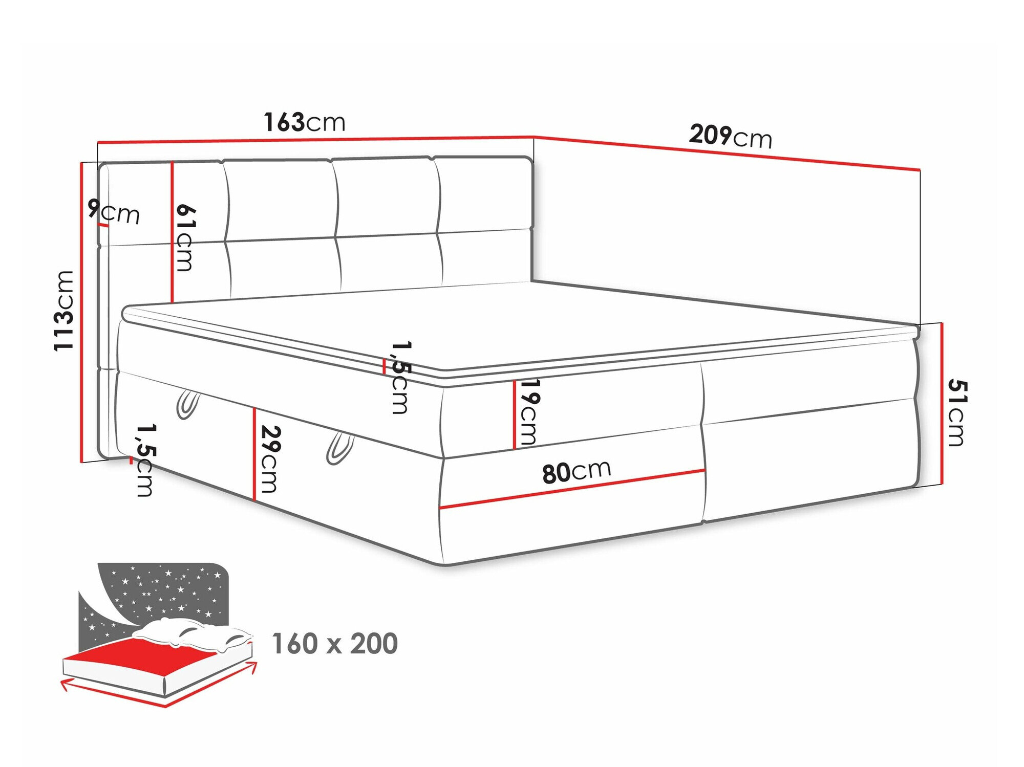 Kontinentalseng ComfiDream 187 (Curio 02)