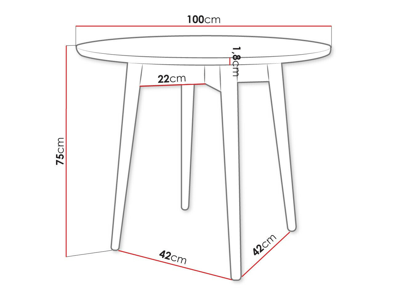 Bord Racine 117 (Sort)
