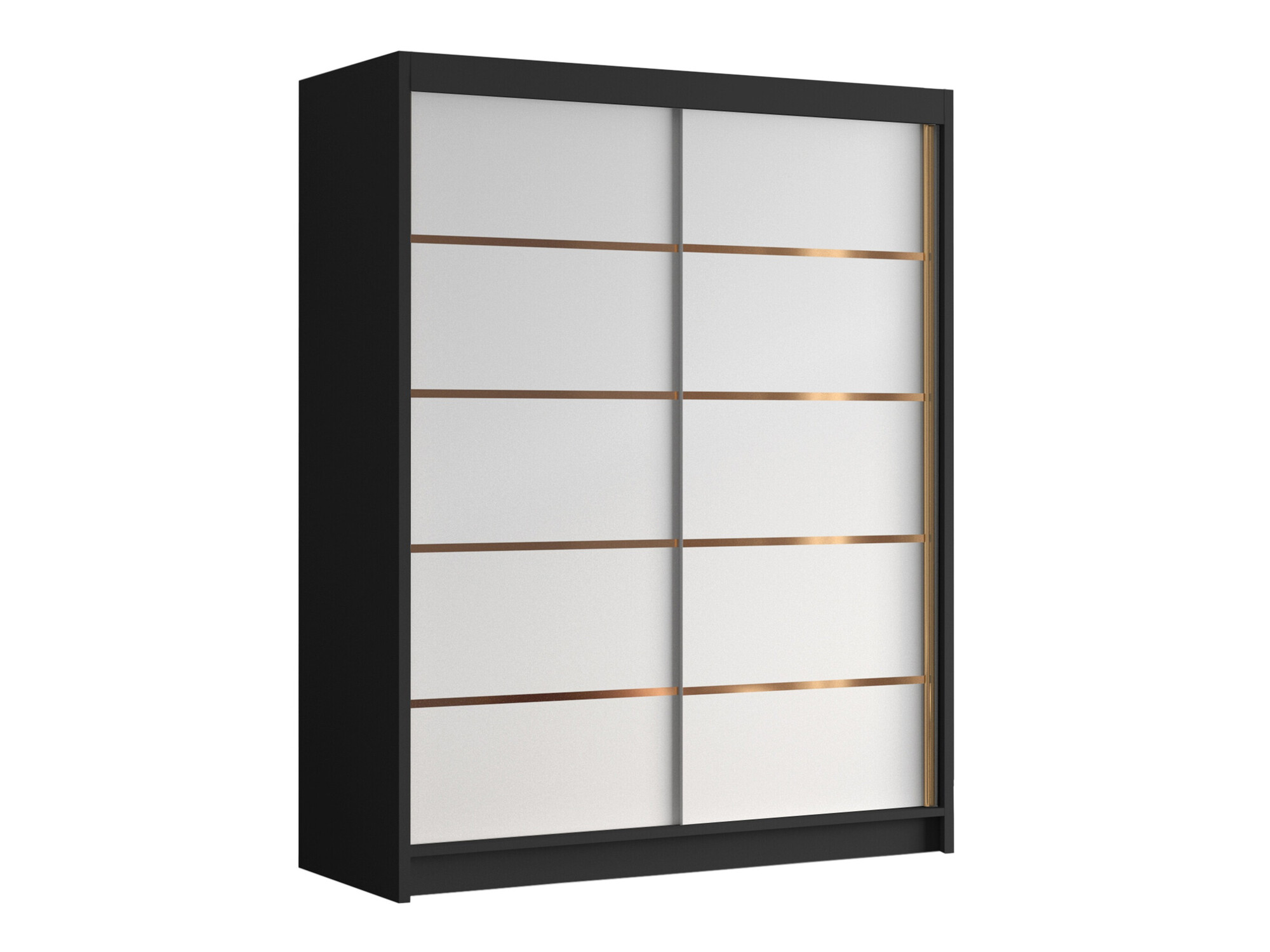 Garderobeskab Closico Capsa III (Sort +Hvid)