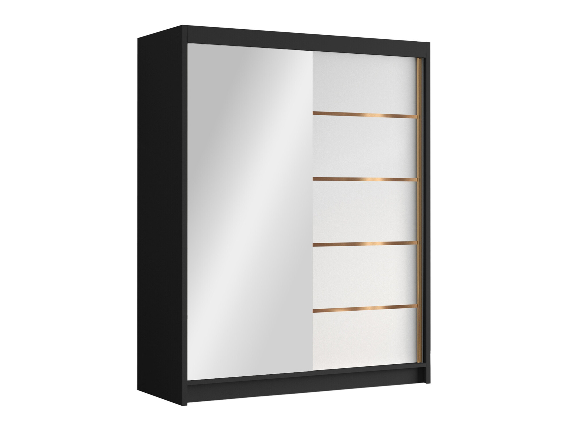 Garderobeskab Closico Capsa III (Sort +Hvid)