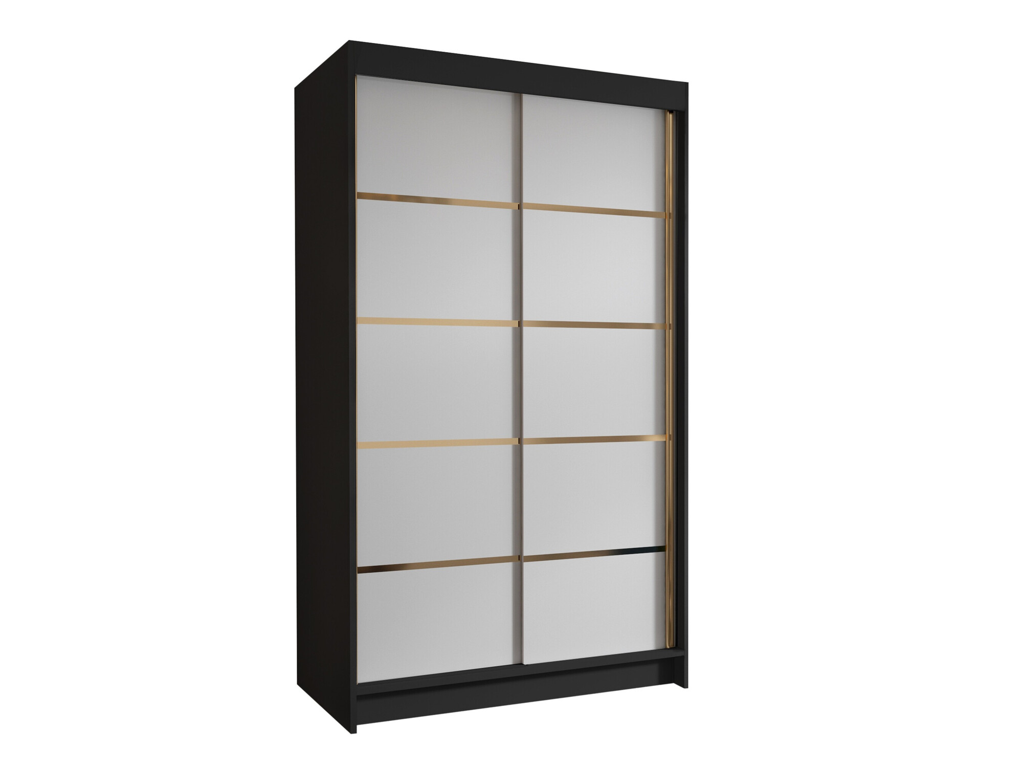 Garderobeskab Closico Corden III (Sort + Hvid)