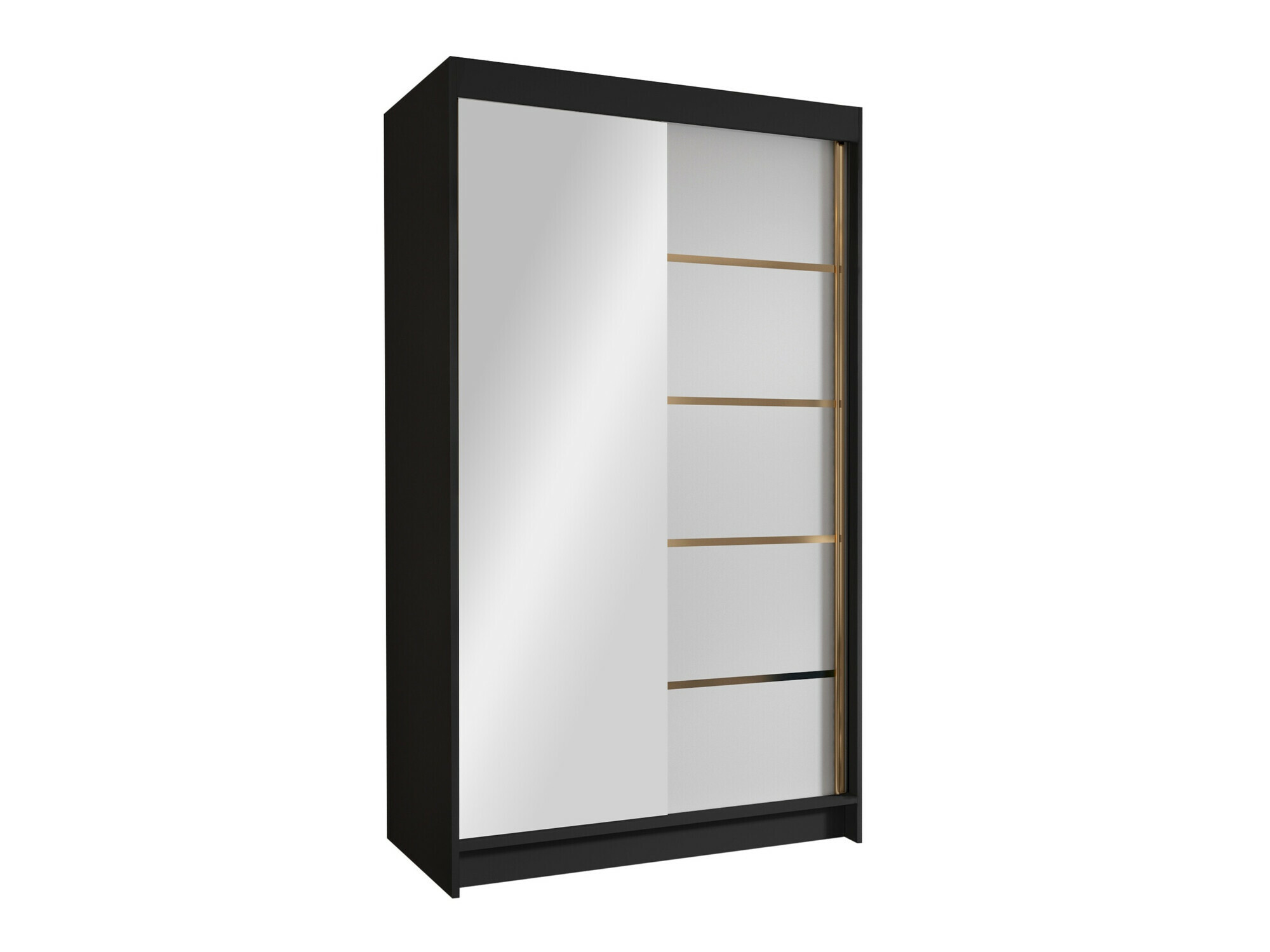Garderobeskab Closico Corden III (Sort + Hvid)