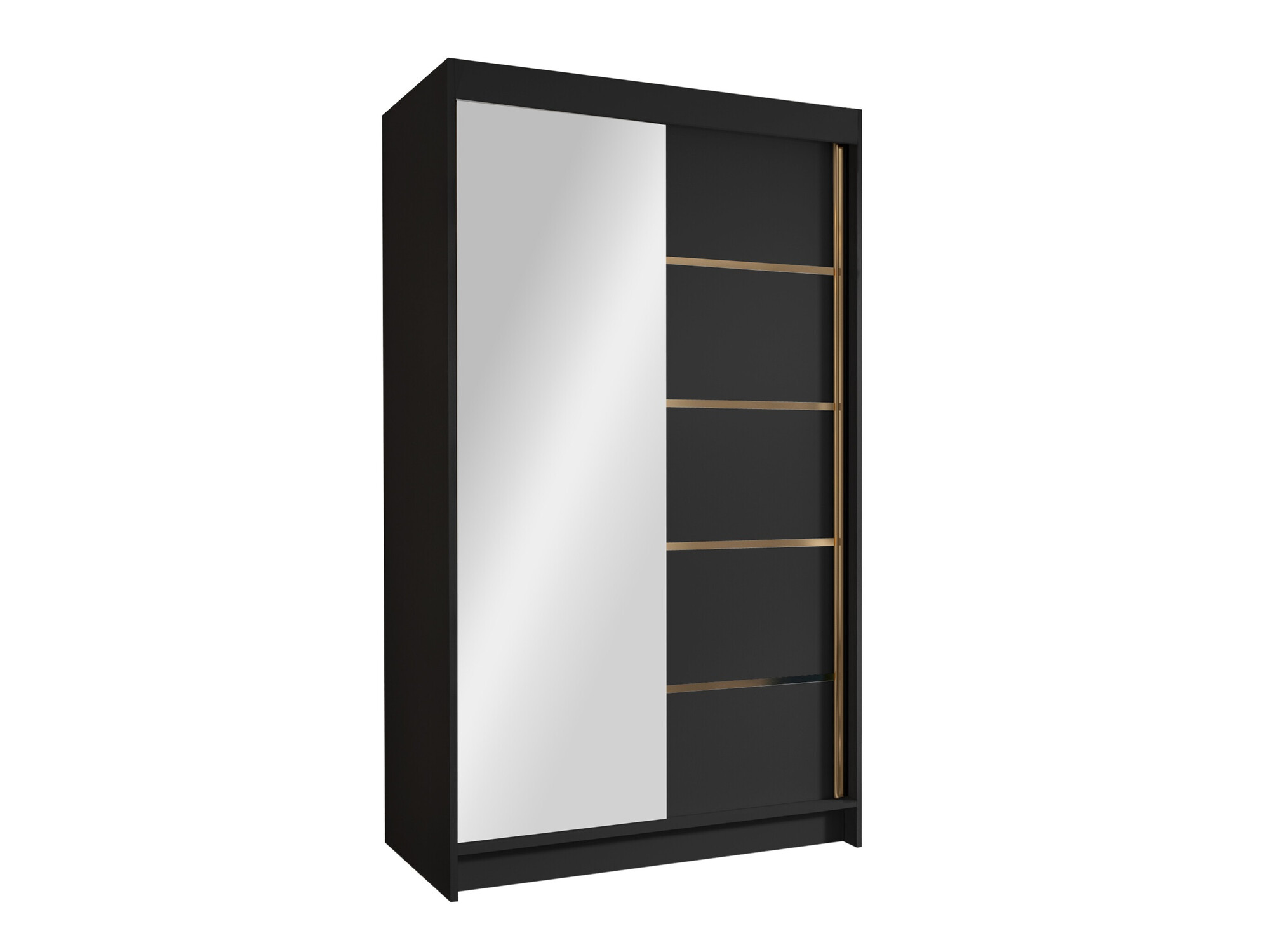 Garderobeskab Closico Corden III (Sort)
