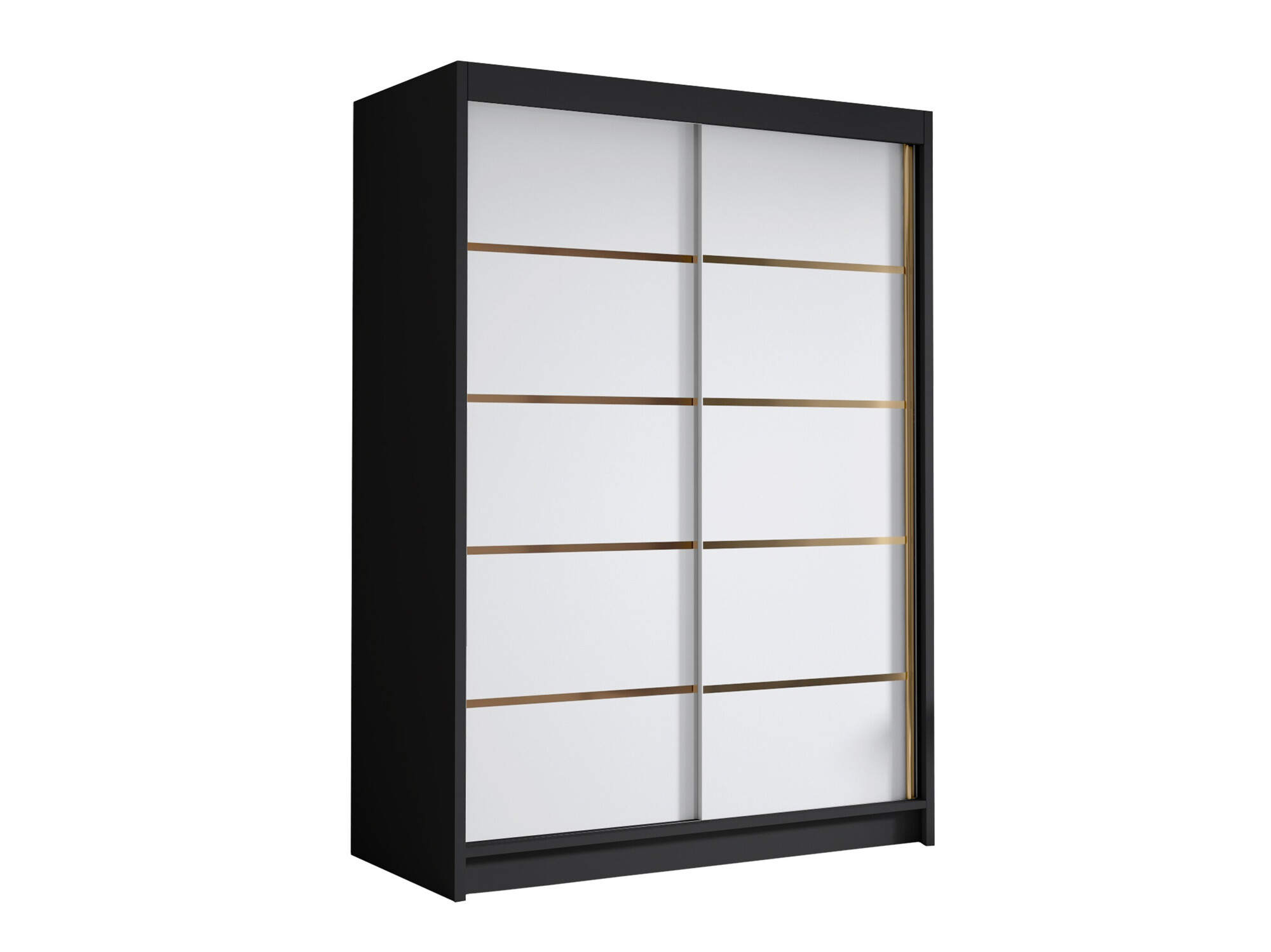 Garderobeskab Closico Fornix III (Sort + Hvid)