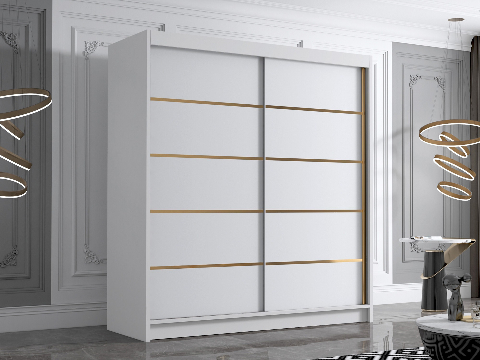Garderobeskab Closico Vallor III (Hvid)