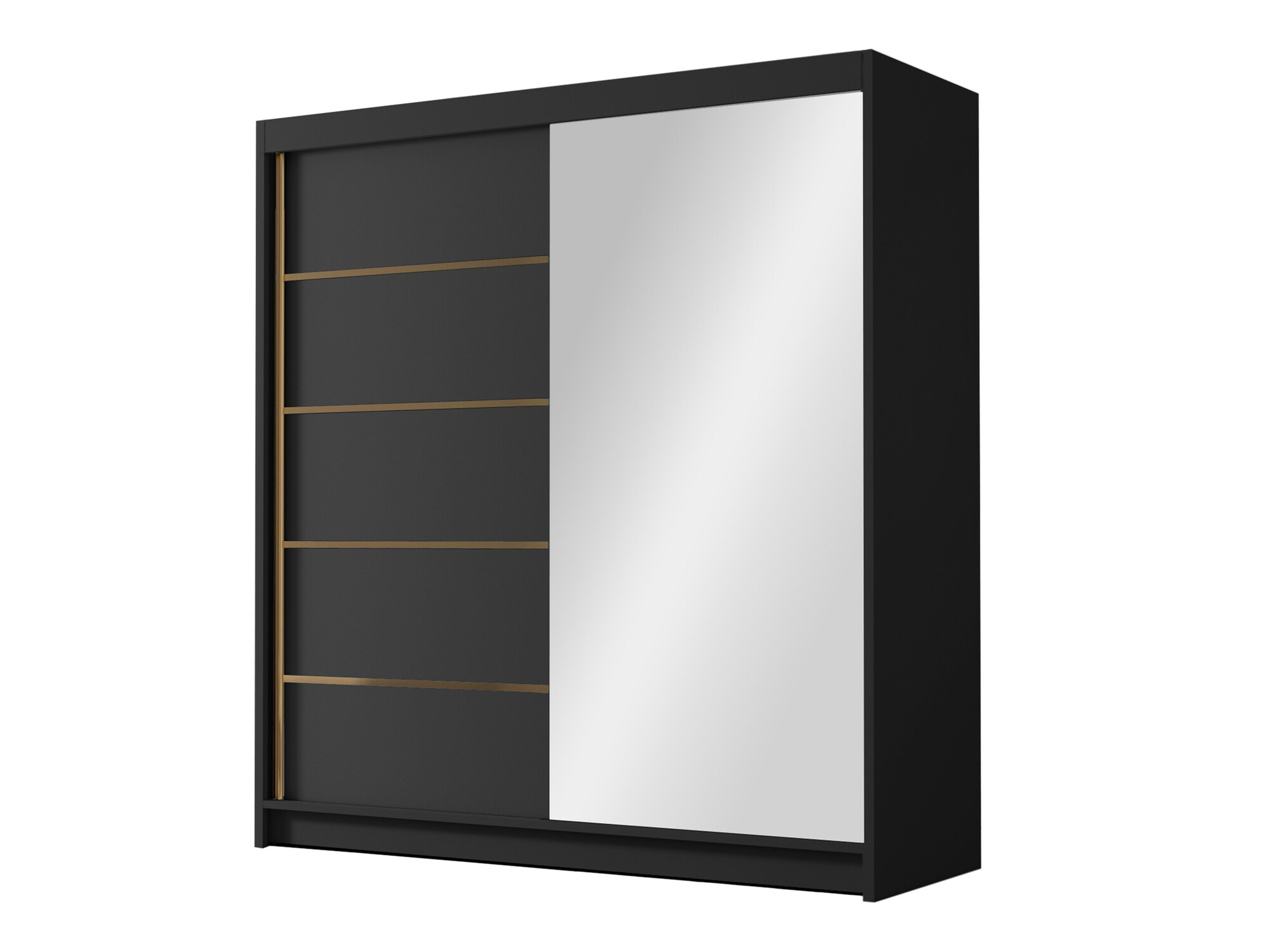 Garderobeskab Closico Vallor III (Sort)