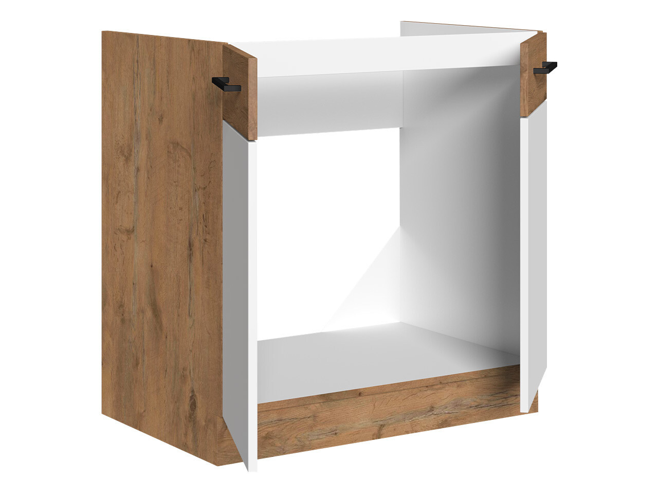 Modulopvaskeskab med låger Wood Grey 108