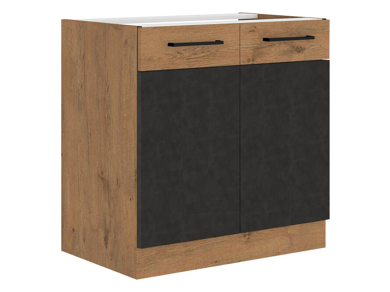 Modulopvaskeskab med låger Wood Grey 108