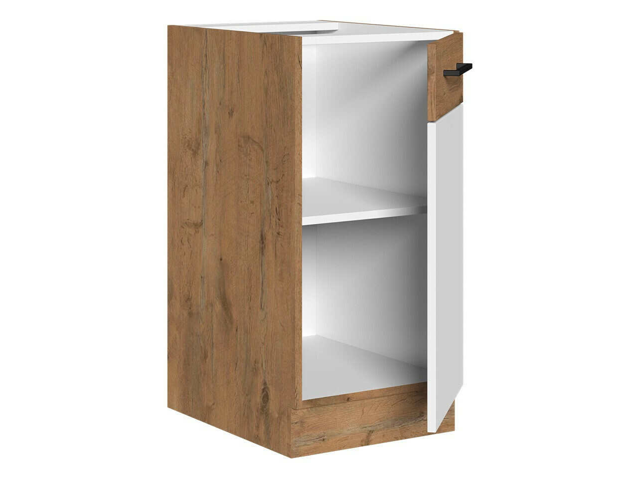 Modulskab med låger Wood White 120