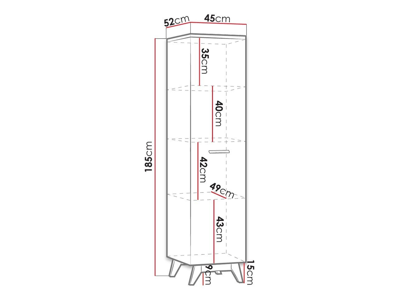 Garderobeskab Sorvera 101