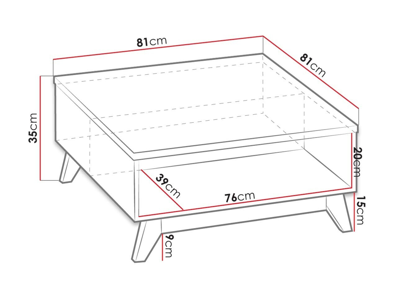 Sofabord Sorvera 107