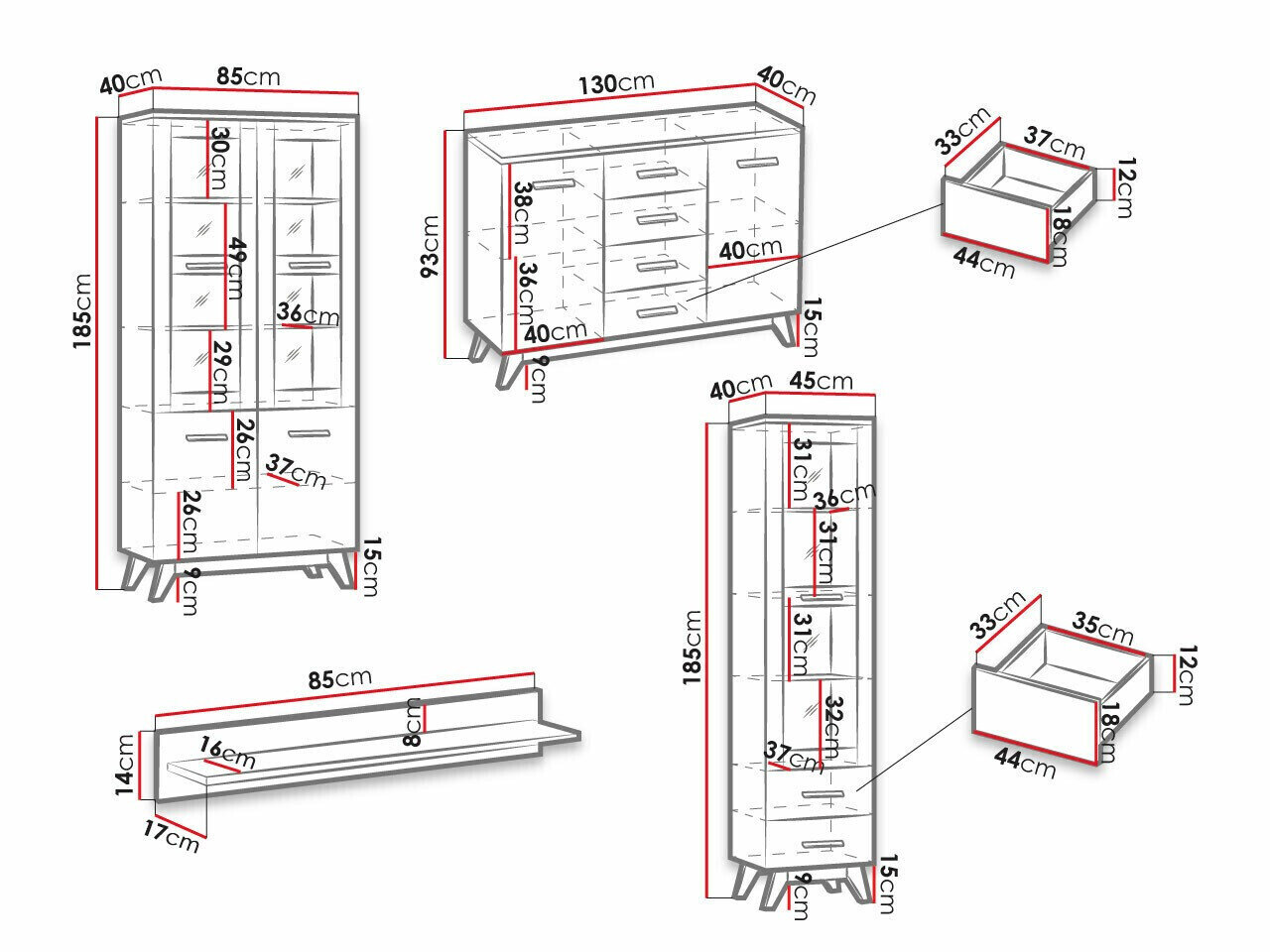 Stuemøbelsæt Sorvera 119