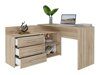 Hjørneskrivebord Mandeville 131 (Sonoma eg)