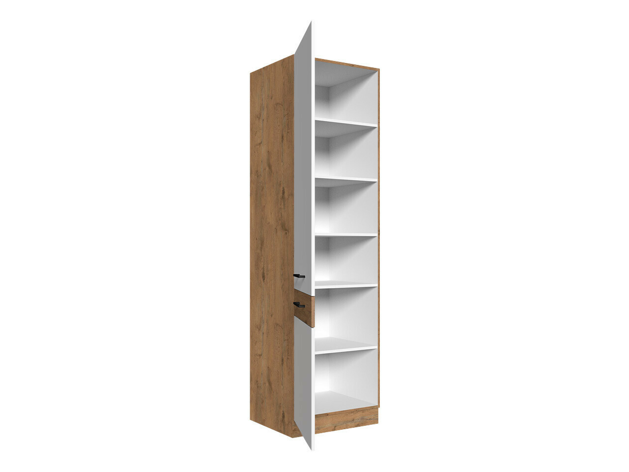 Modulskab med låger Wood Grey 114