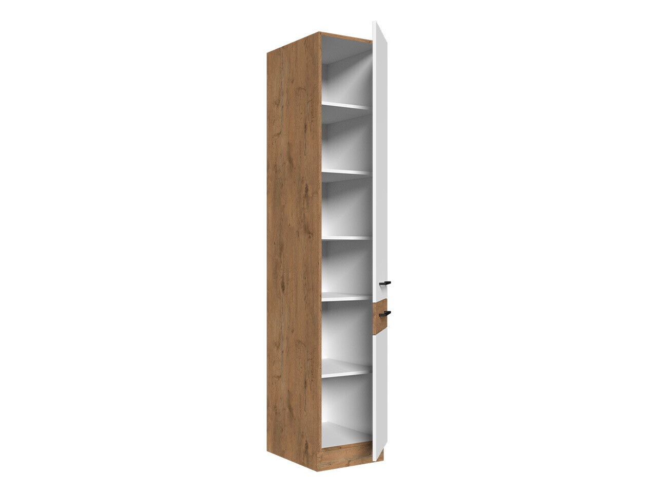 Modulskab med låger Wood White 119