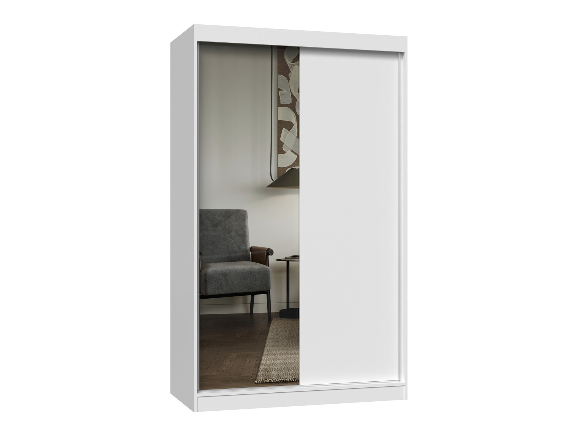 Garderobeskab Mandeville 155 (Hvid)