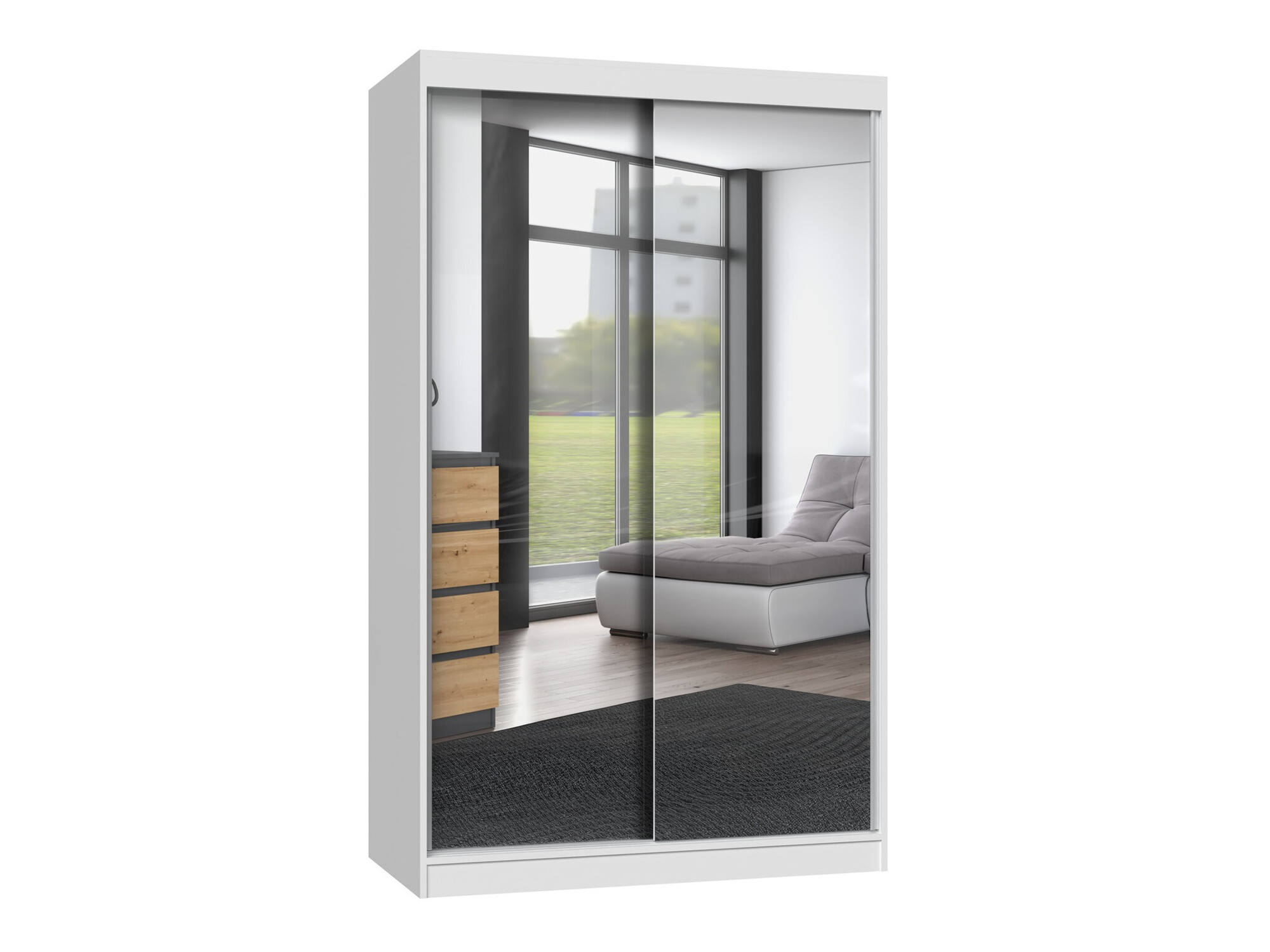 Garderobeskab Mandeville 158 (Hvid)