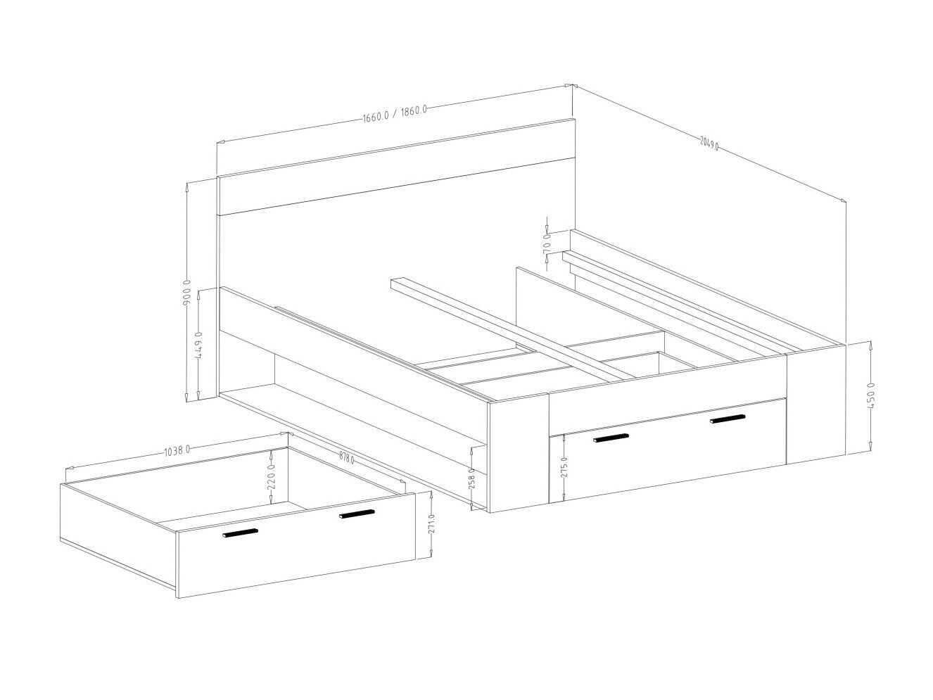 Seng Melvele 108 (Kloster eg + Sort)