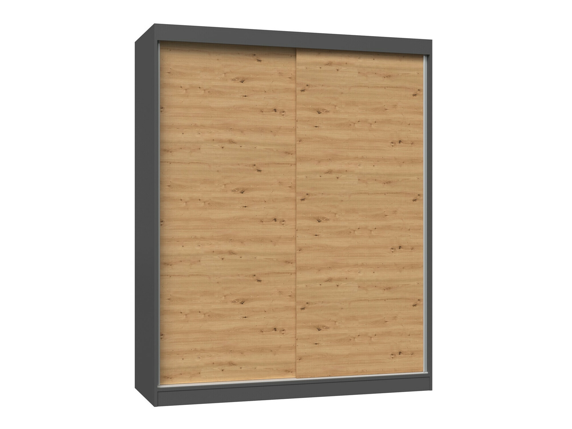 Garderobeskab Mandeville 167 (Antracit + Artisan eg)
