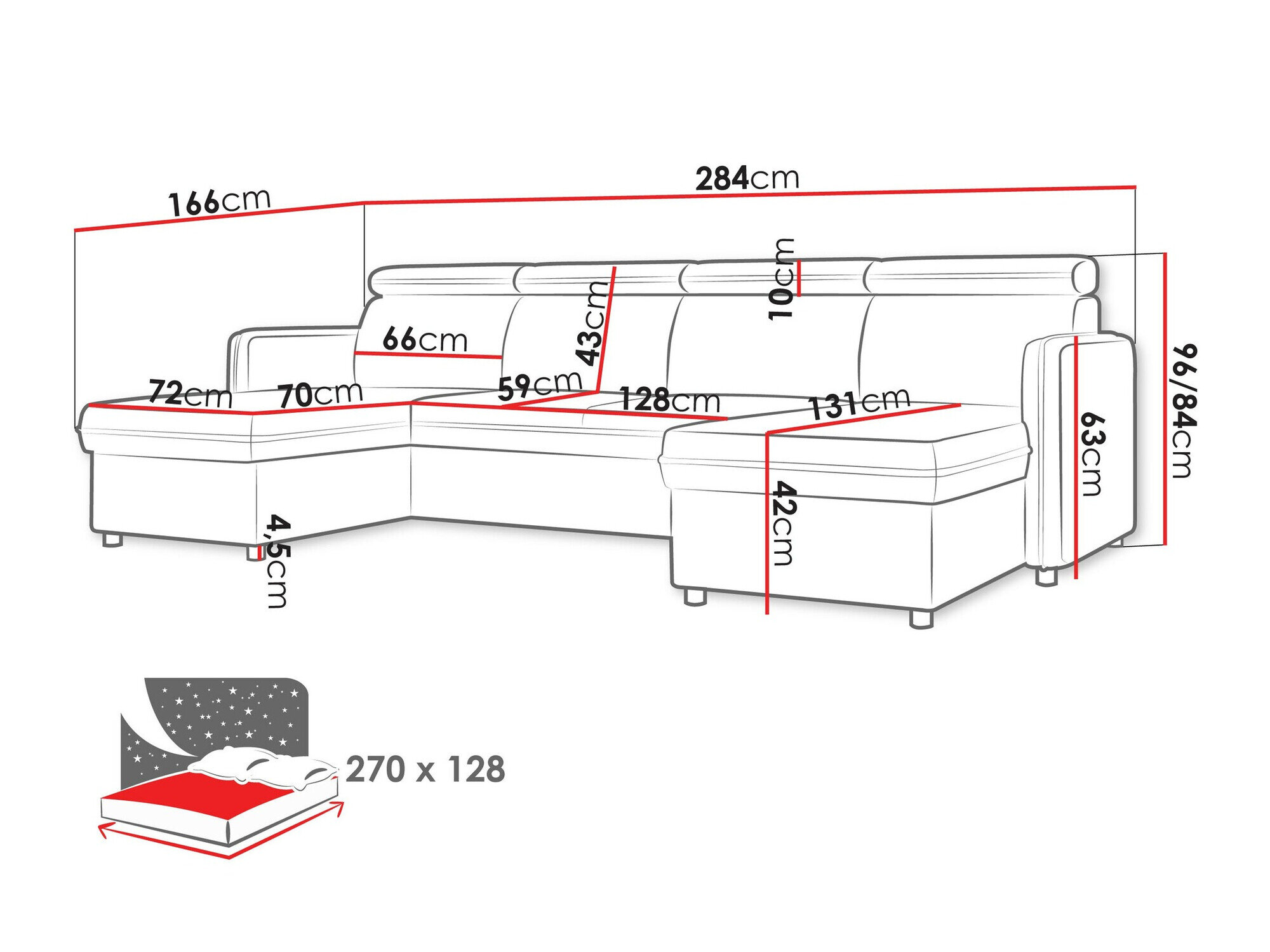 Hjørnesofa Temple 130 (Enjoy New 12)