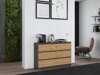 Kommode Elbvelu 103 (Antracit + Artisan eg)