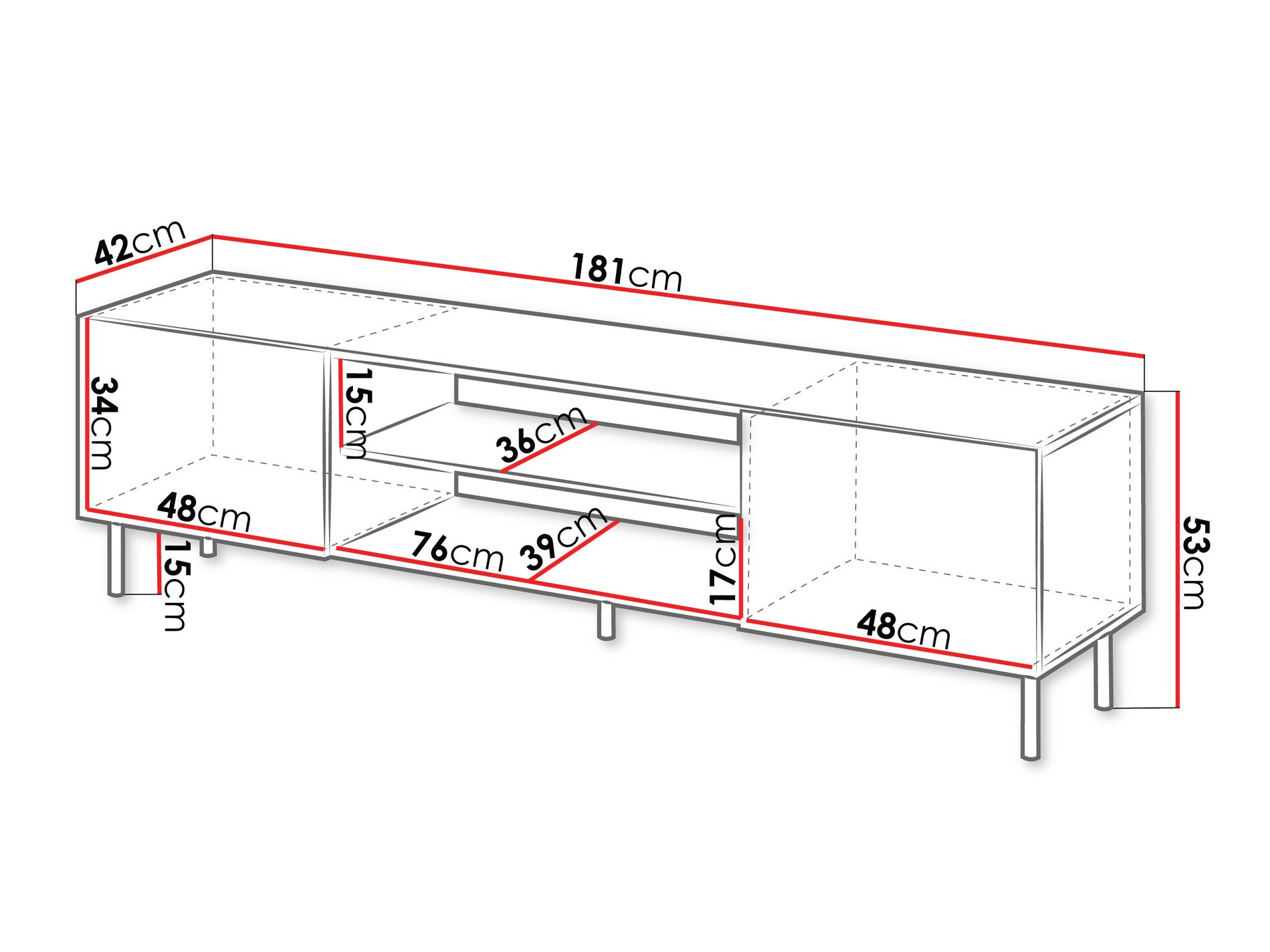 TV-bord Studium (Nej)