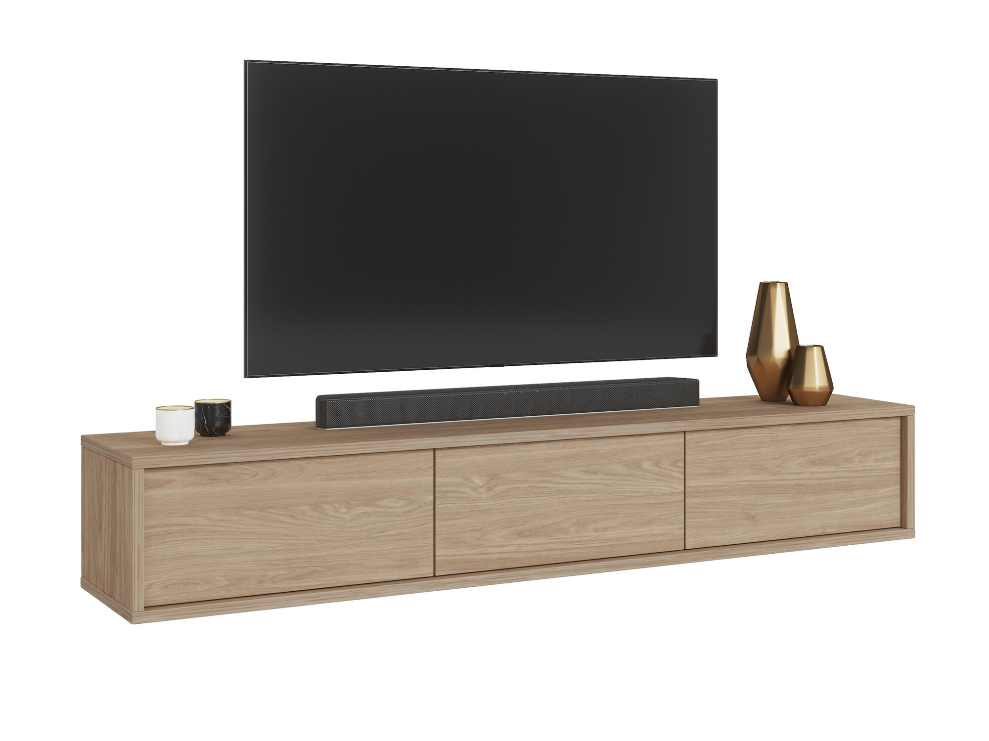 TV-bord Austin 324 (Egetræ)