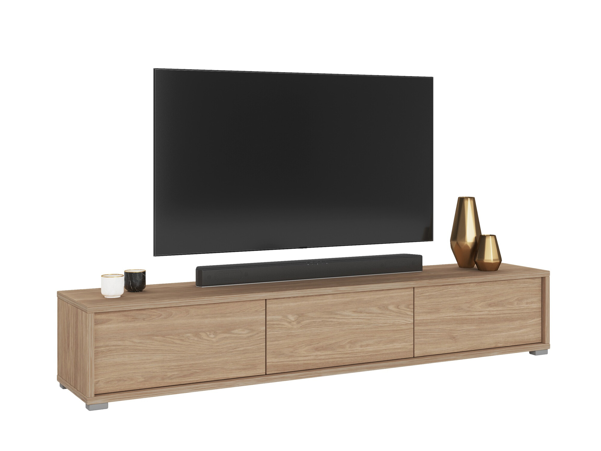 TV-bord Austin 324 (Egetræ)