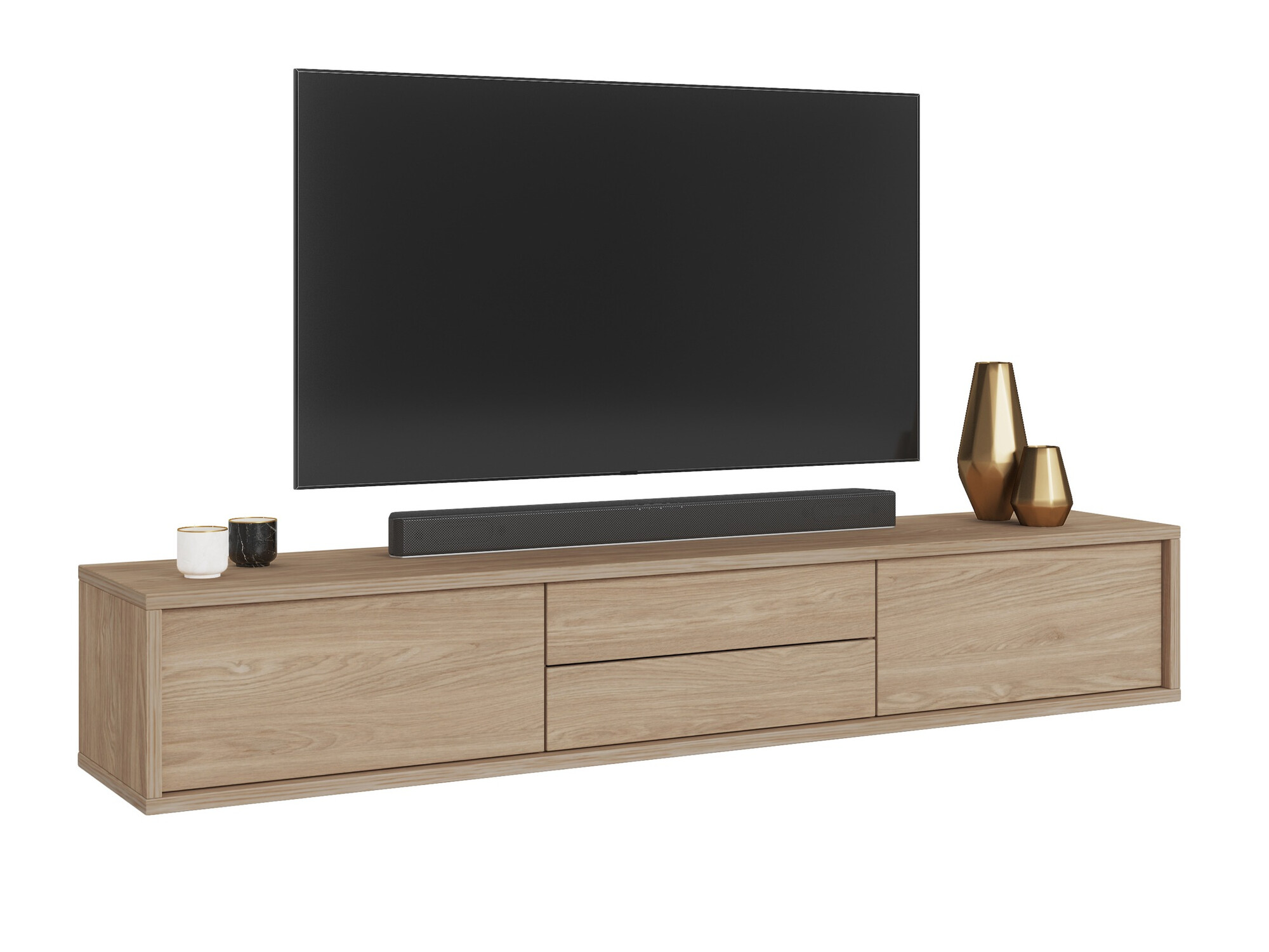 TV-bord Austin 325 (Egetræ)