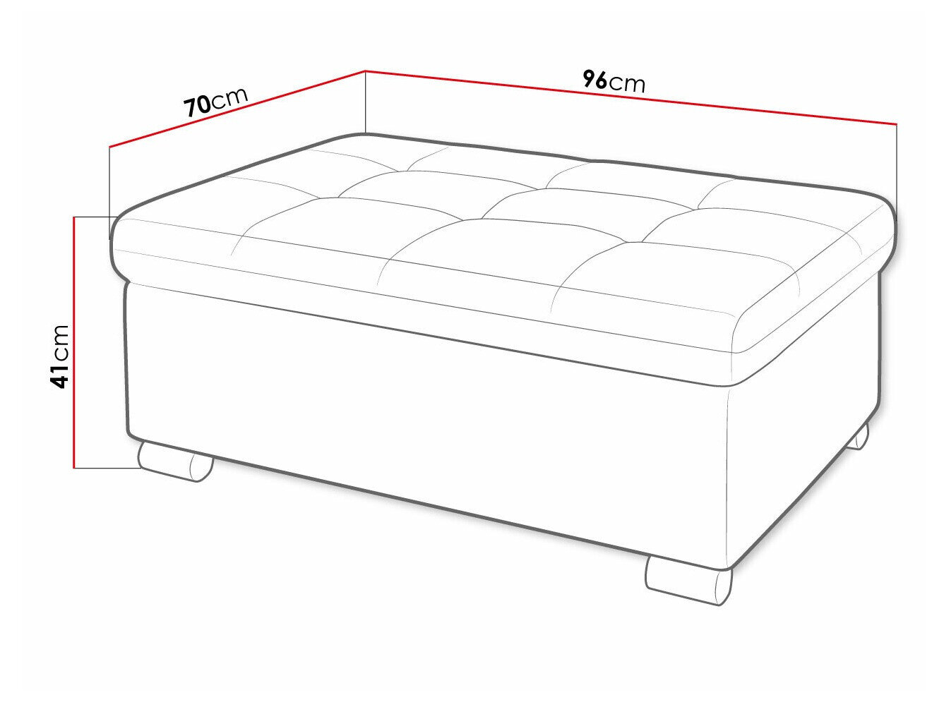Polstret bænk Comfivo 118 (Soft 011 + Soul 20)