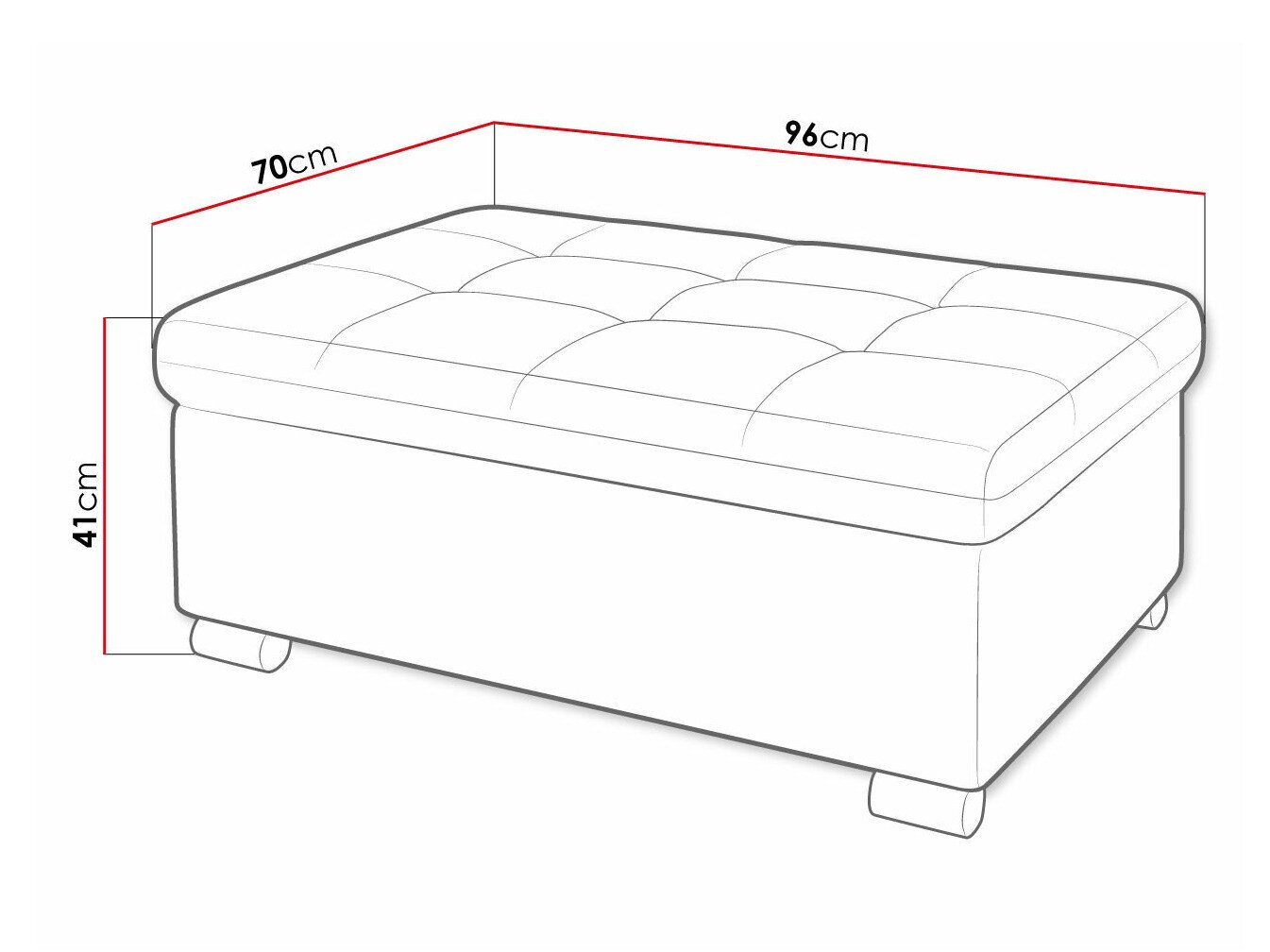 Polstret bænk Comfivo 118 (Soul 20 + Soul 13)