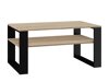 Sofabord Mandeville 208 (Sonoma eg + Sort)