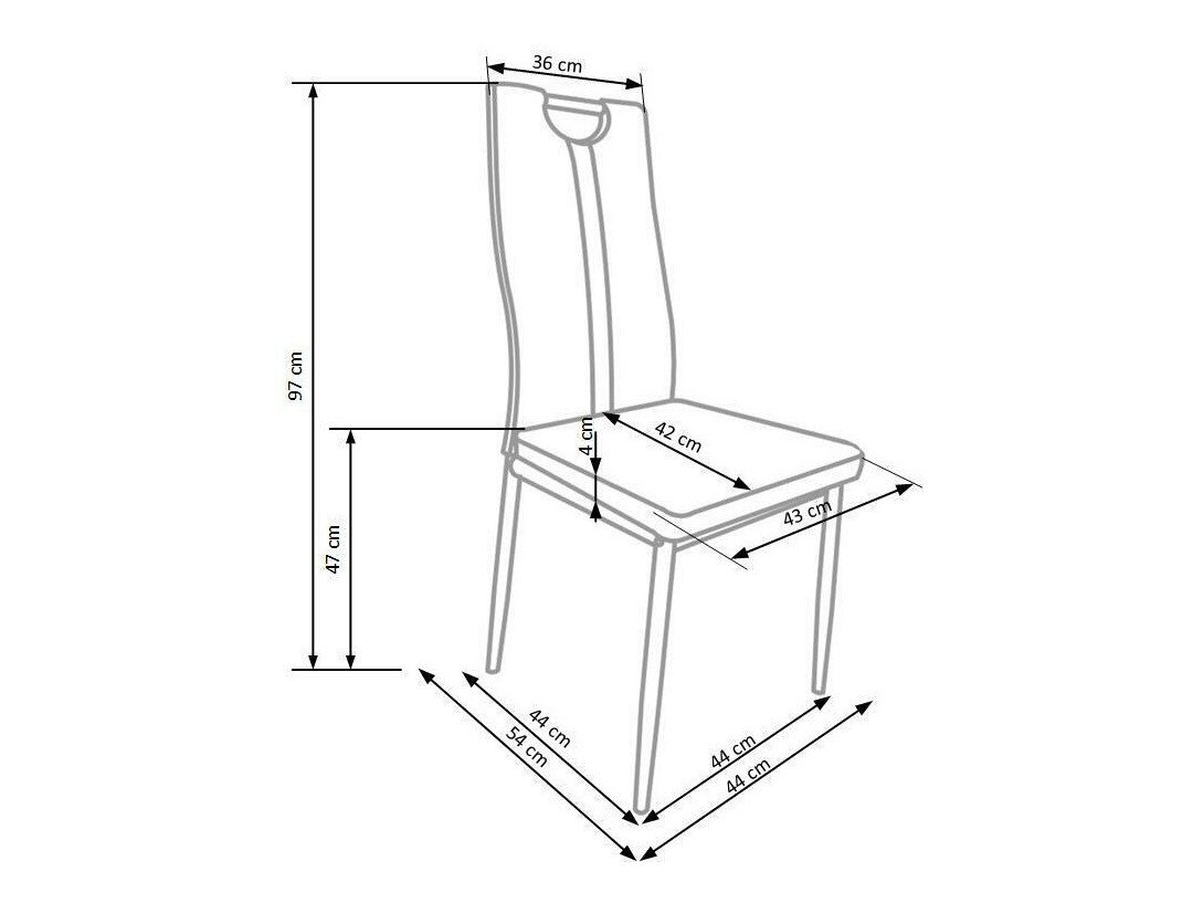 Stol Houston 252 (Grå)