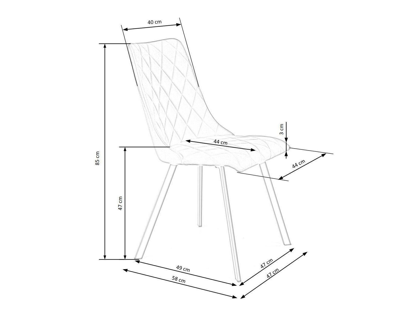Stol Houston 1233 (Mørkegrøn)