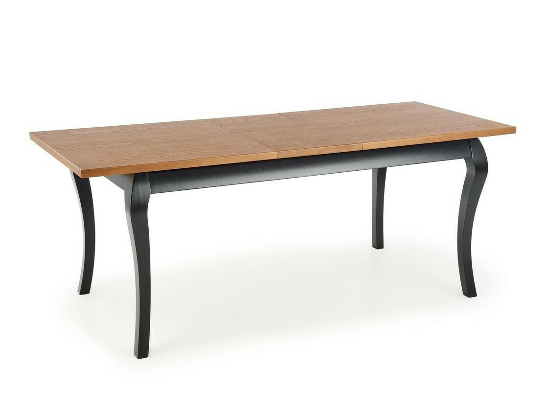 Bord Houston 1202 (Mørk eg + Sort)
