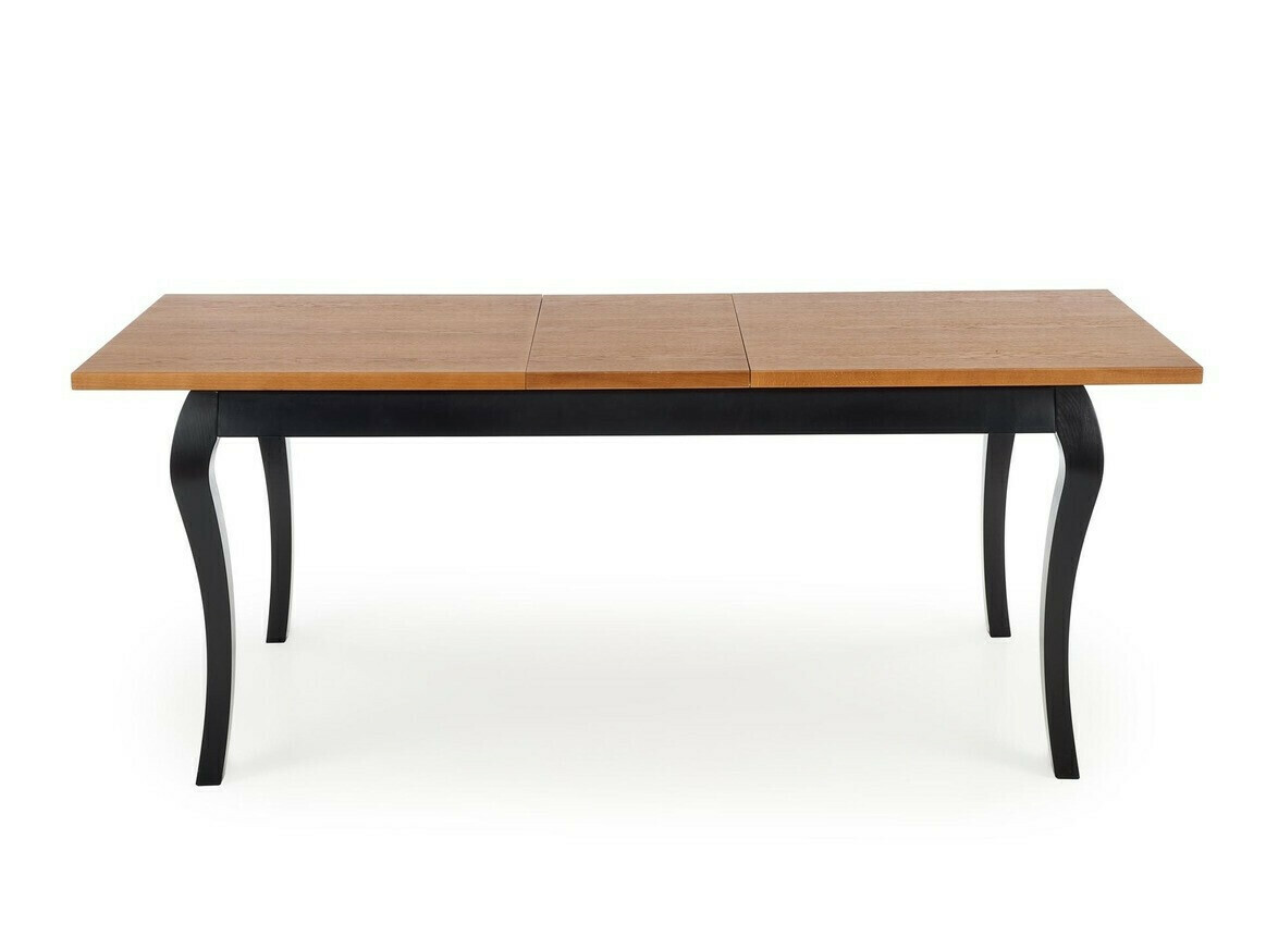 Bord Houston 1202 (Mørk eg + Sort)