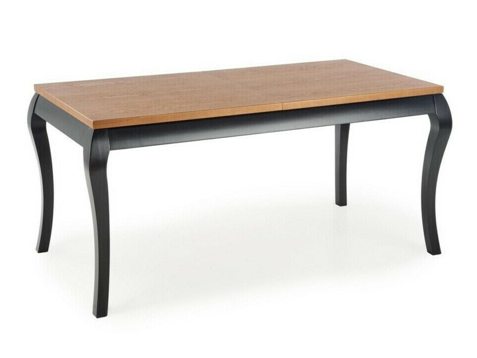 Bord Houston 1202 (Mørk eg + Sort)