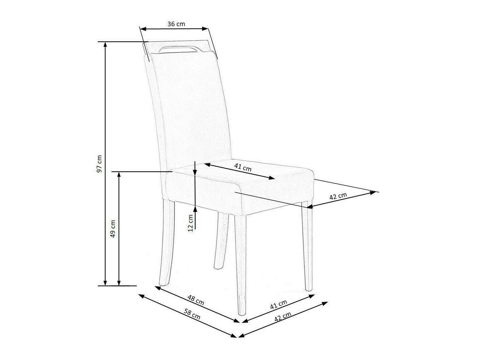 Stol Houston 1055 (Fløde + Sort)