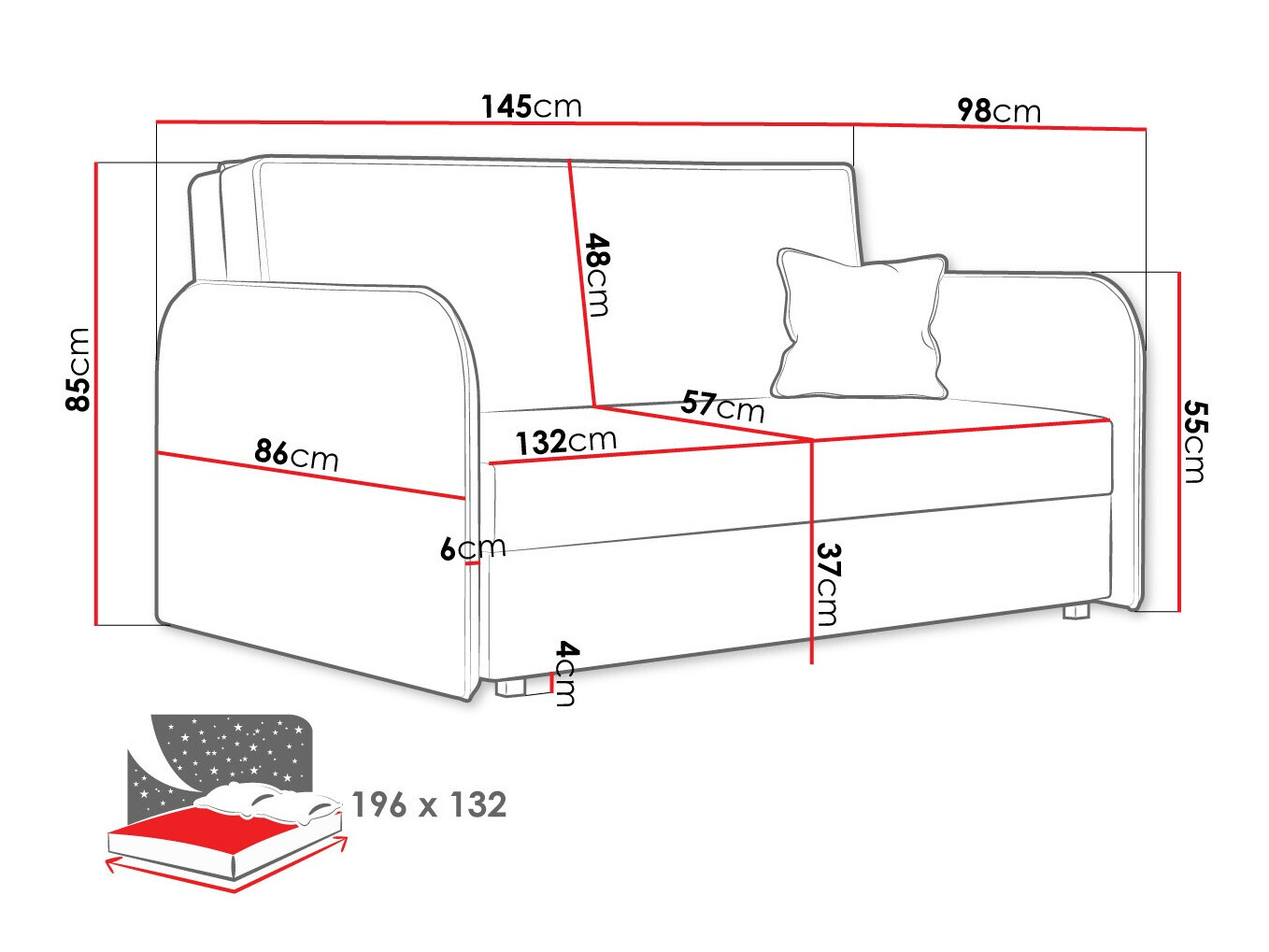 Sovesofa Lirael III (Again 11)