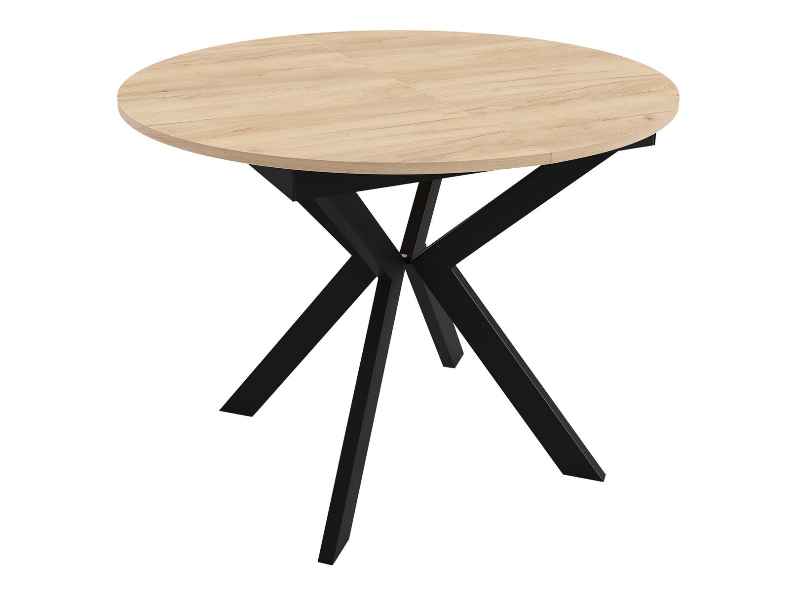 Bord Oswego 112 (Sort + Craft gylden eg)