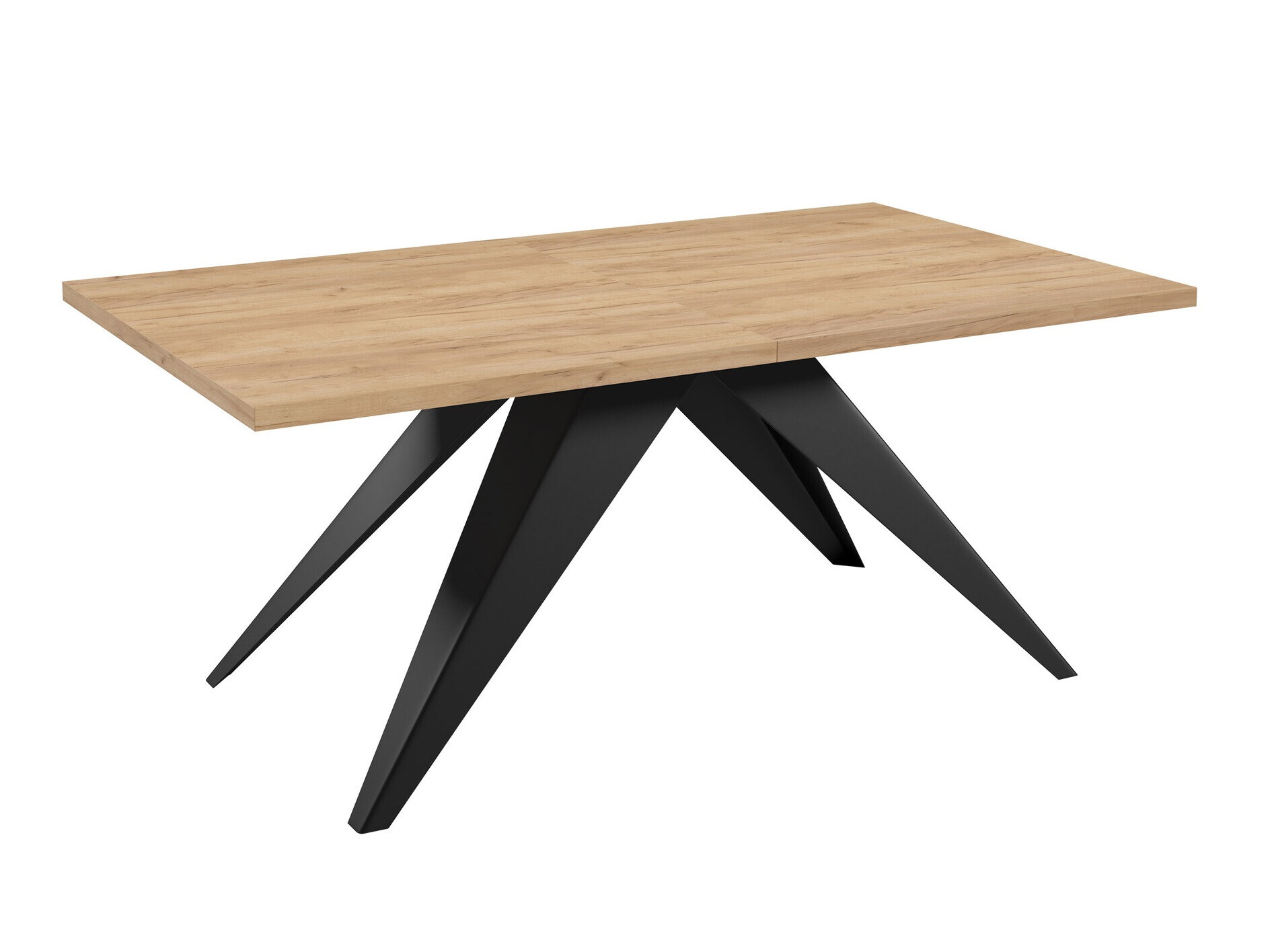 Bord Oswego 113 (Sort + Craft gylden eg)