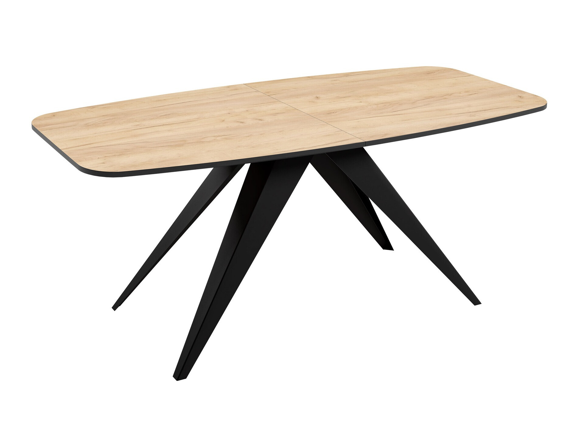 Bord Oswego 115 (Sort + Craft gylden eg)