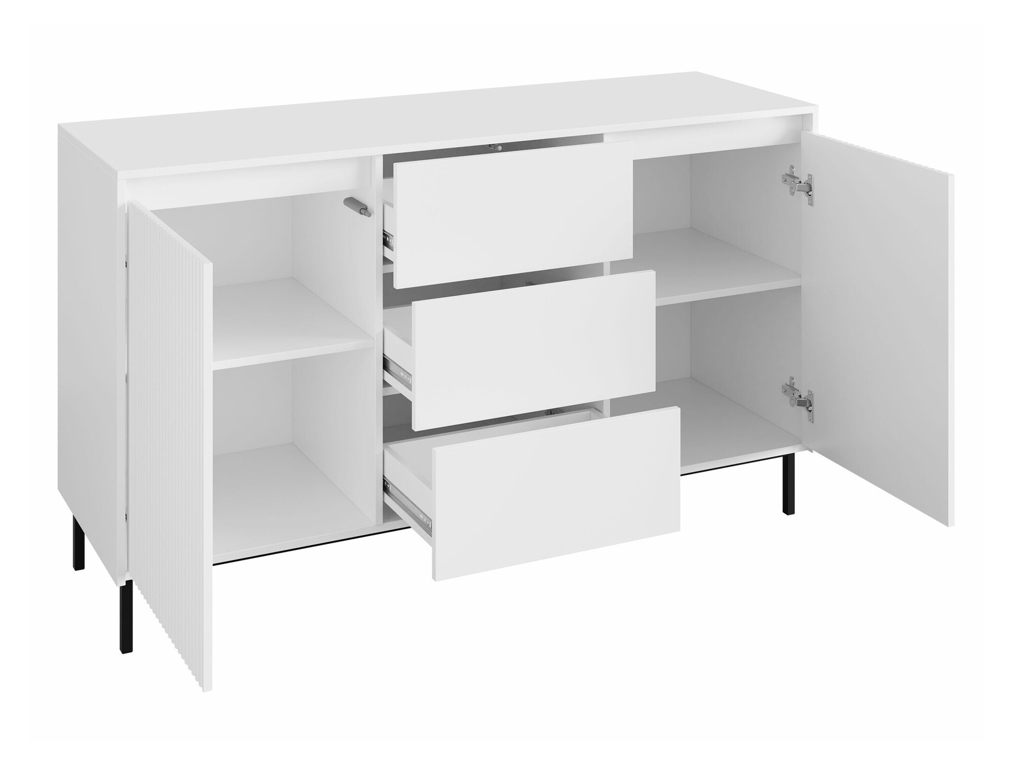 Kommode Comfivo Delruva I (Sort)