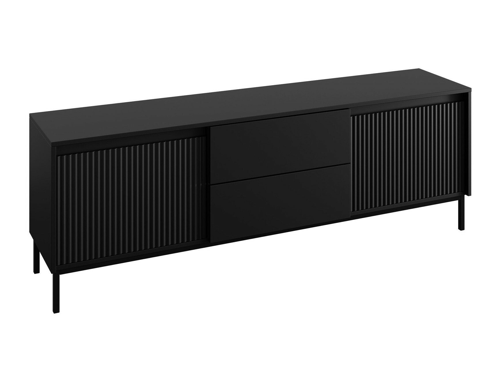 TV-bord Comfivo Delruva I (Sort)
