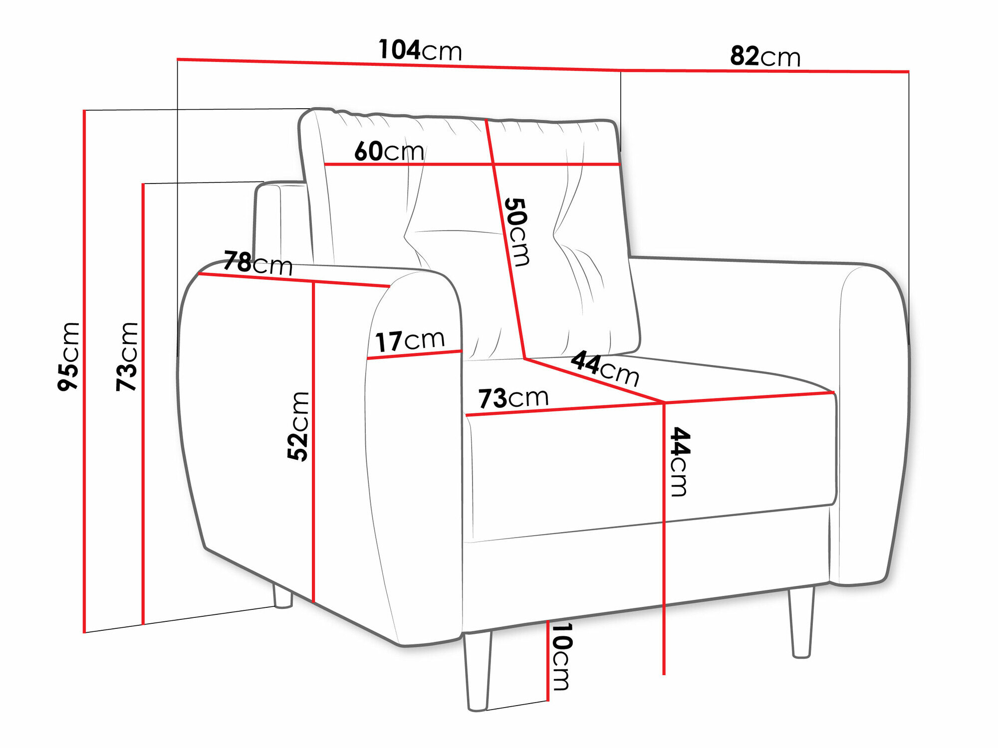 Lænestol Memphis 144 (Itaka 14)