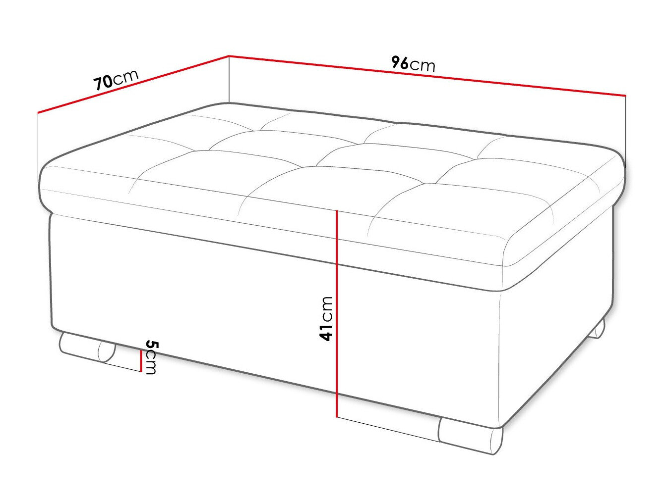 Polstret bænk Comfivo 118 (Velo 625)