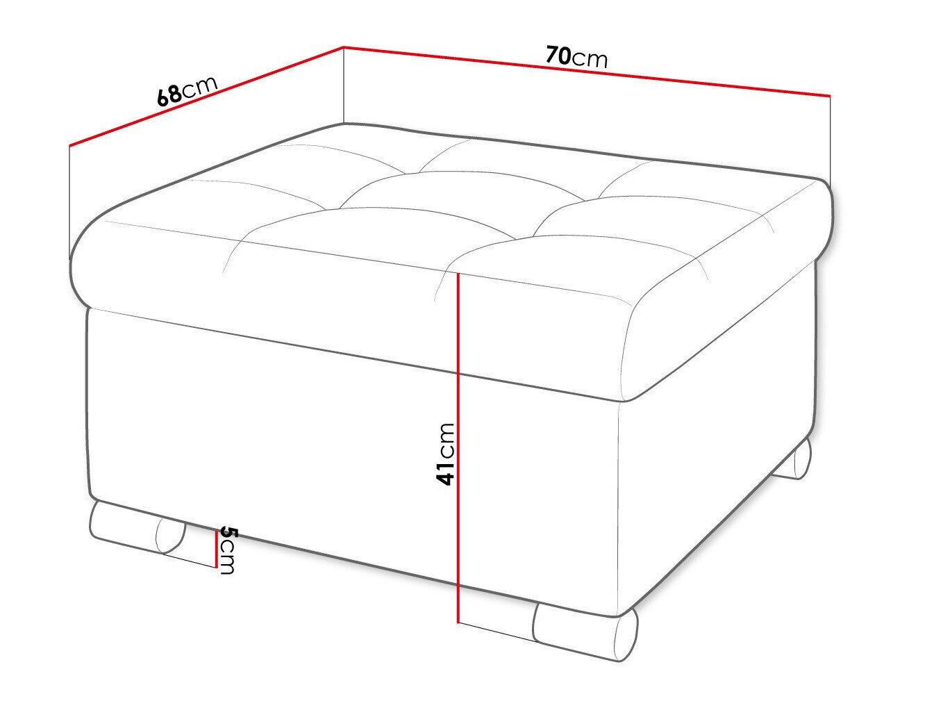 Puf Comfivo 115 (Velo 622)