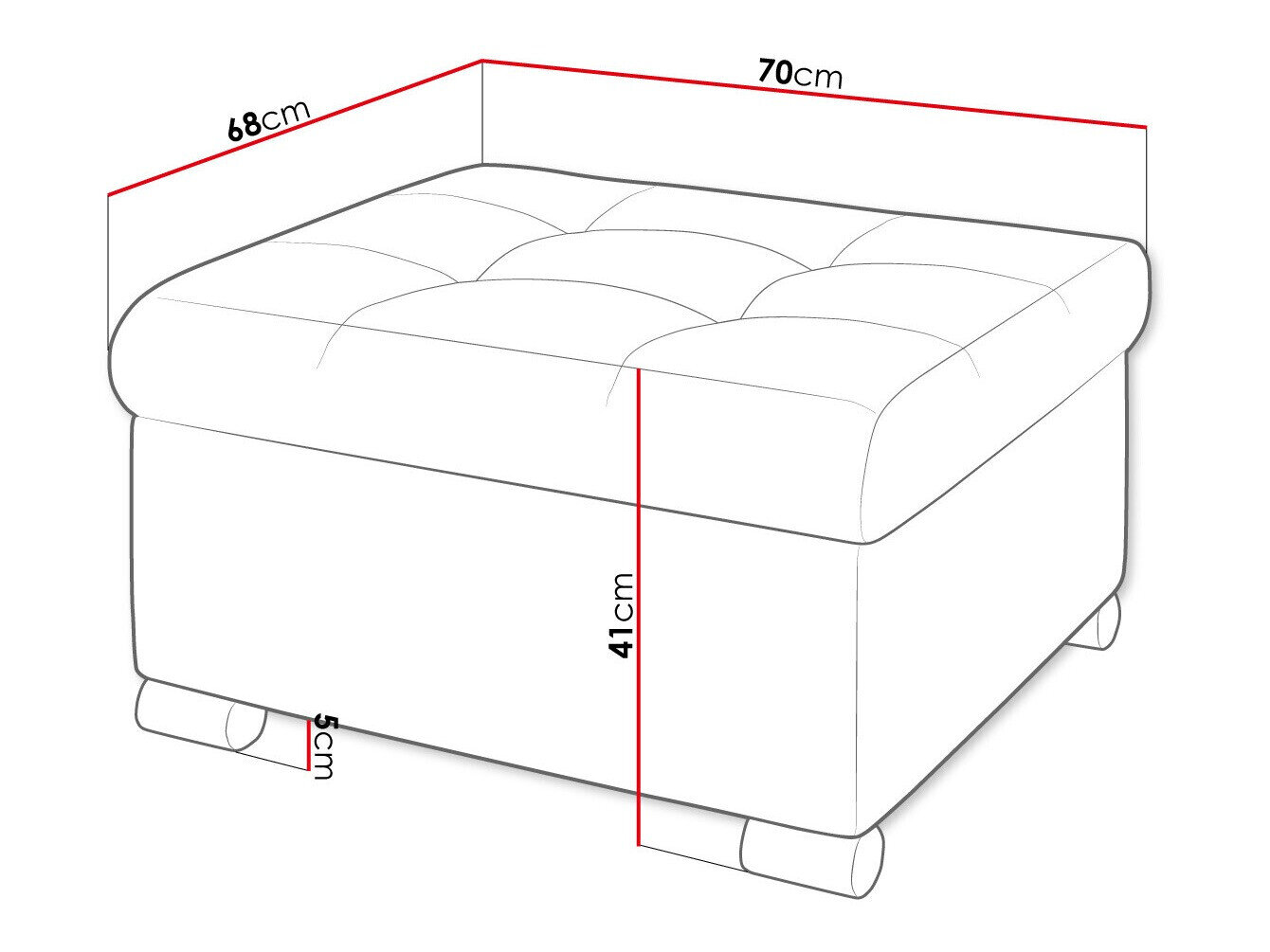Puf Comfivo 115 (Velo 625)