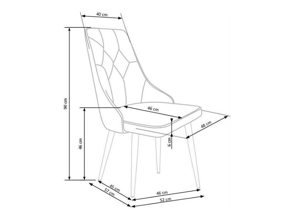 Stol Houston 873 (Sort)